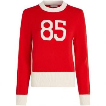 Tommy Hilfiger Rundhalspullover VARSITY 85 mit Logo