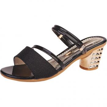 SAGACE Women's High Heel Slippers