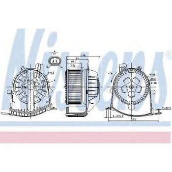 Ventilador NISSENS 87038