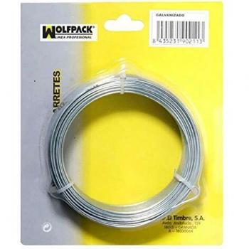 Bobine de 50 mètres de fil de fer galvanisé 1,3 mm