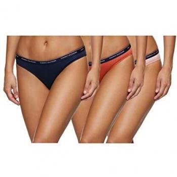 Bikini Tanga Tommy Hilfiger, Talla única, Pack de 3