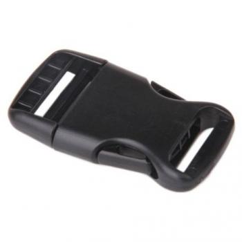 Black Side Release Plastic Buckles for 25mm Webbing