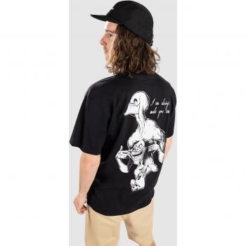 Schwarzes Herren-Shirt „Any Means Necessary – Smiles Guaranteed“, Größen S bis XXL