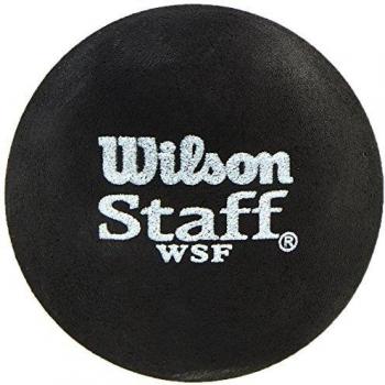 Wilson Staff Fast Squash Balls, Black (Blue Dot), Pack of 2