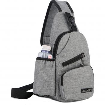 Men's Sport Crossbody Bag with USB Charging