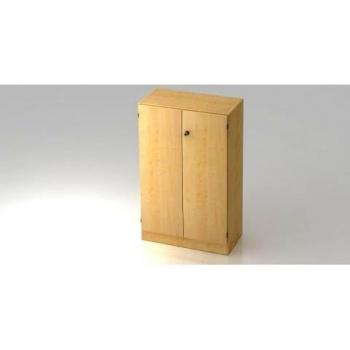 Mcbuero.de Schrank Solid 3OH BxTxH 80x42x127cm Griff SG Ahorn/Ahorn