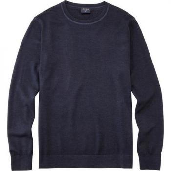 Merinowoll-Slim-Fit Pullover “Level Five” von OLYMP – Marine – XXL