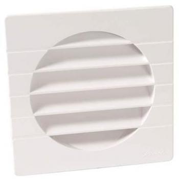 Grille extérieure pour tube PVC Ø125 blanche