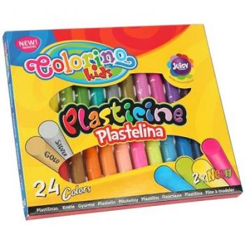 Tinta plastilina a forma rotonda