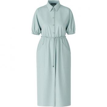 Marc Cain Hemdblusenkleid Hellblau Größe 44