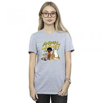 Animal Magnet Boyfriend Tee – Disney Encanto, Grey, Size XL
