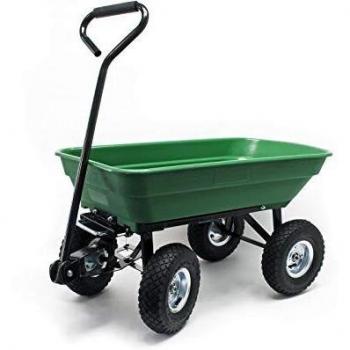 Remorque de jardin à main 55L capacité 200Kg
