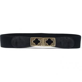 Rhinestone-Embellished Elastic Girdle