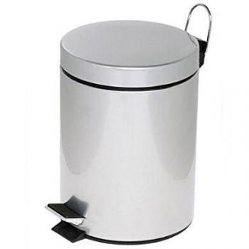 Alco Tretabfalleimer 5 Liter silber