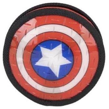 Jouet en forme de bouclier Captain America pour chien 15 cm