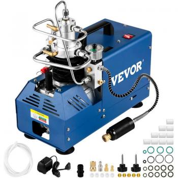 Compresseur Air Haute Pression VEVOR 1,8 kW 300 Bar Stop Automatique