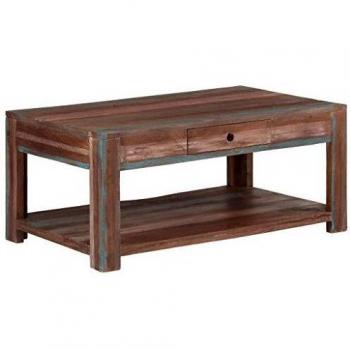 VidaXL Couchtisch aus Massivholz 88 x 50 x 38 cm
