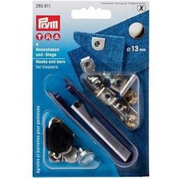 Prym Hooks and Bars for Trousers 13mm