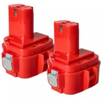 Batterie haute capacité VHBW 1,5 Ah (Ni‑Mh) – couleur rouge – pour Makita 1220 à 1250