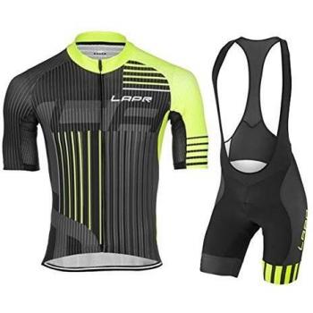 D.Stil Tuta da Ciclismo da Uomo A Maniche Corte Pantalonc