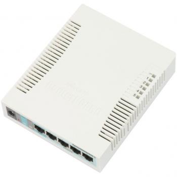 MikroTik RB260GS 5 x 1GbE con Slot SFP, Gestión SwOS