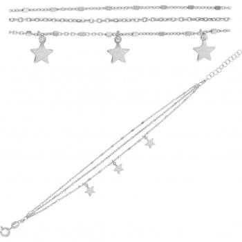 Twinkling Star Rhodium Bracelet