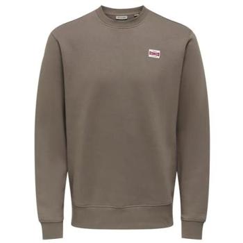 Only & Sons Onsdawson Regulier crew trui taupe