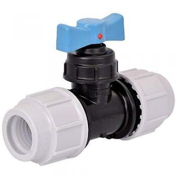 Plasson 25mm Stop Cock for Alkathene Pipe