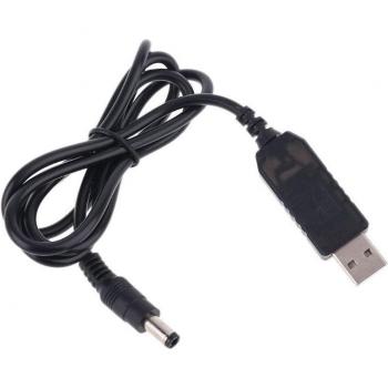 QC3.0 USB to 12V Step Up Power Cable for WiFi Router