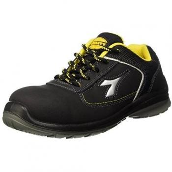 Diadora D-Blitz Low S3 Security Work Shoes for Men and Women, Black, Size 46 EU
