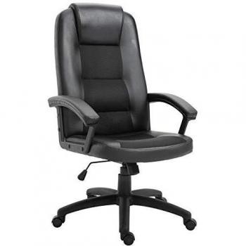 Silla Vinsetto de Oficina con Respaldo Alto y Piel Sintética