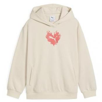 Sudadera con Capucha Puma para Niñas Beige