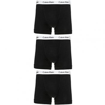 Calvin Klein Trunk 3Pk, Bóxers para Hombre, Negro