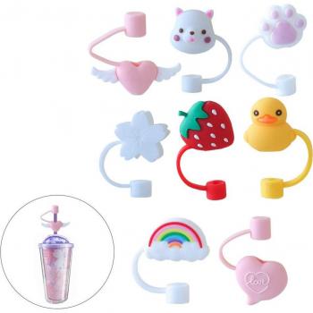 Accessoires de Paille en Silicone