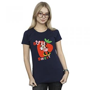 Mini Minnie Strawberry Cotton T‑Shirt
