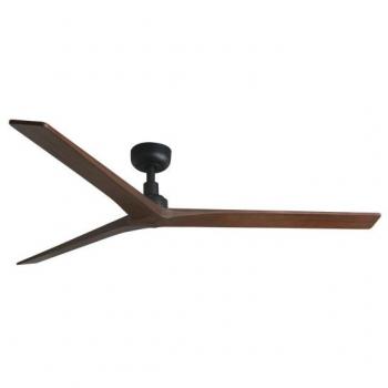 Faro Klim Large Black, Walnut DC Ceiling Fan 6 Speed