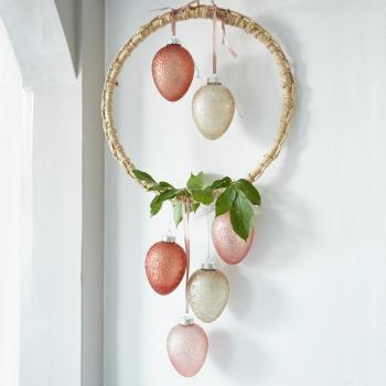 Set di 6 uova di Pasqua Scintillanti