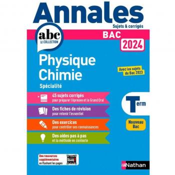 ANNALES BAC PHYSIQUE CHIMIE TERM. 2024