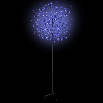 VidaXL Holiday Tree – 6 ft, Blue & White, Arm‑Adjustable