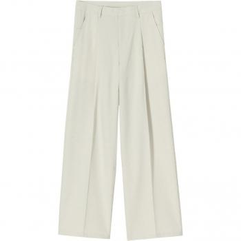 Pantalones de vestir modernos bolsillo cremallera 9Y3037