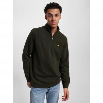 Sudadera con Media Manga Verde Oliva Lyle & Scott