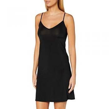 HUBER Damen Unterkleid Unterwäsche, Schwarz, 36