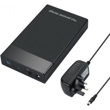 VKTECH USB 3.0 3.5 SATA External Hard Drive Case