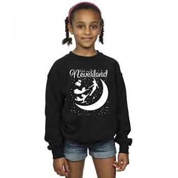 Sudadera Niña Disney Peter Pan 9-11 Años Color Negro