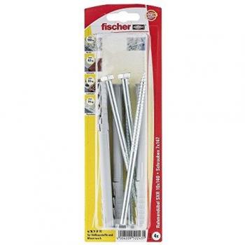 Fischer 4x Langschaftdübel SXR 10 x 140 SS Sechskantschraube