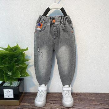 Kids Cowboy Style Denim Pants for Boys 2-9 Years
