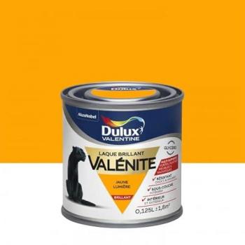 Dulux Valentine Laque Jaune Lumière 125ml