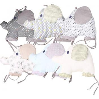 6PCS Soft Baby Bed Bumper Cushions