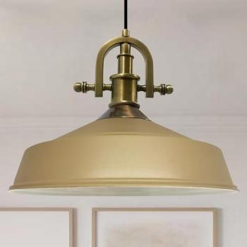 Industrial Beige Luminaria Colgante Bamyum Asletl