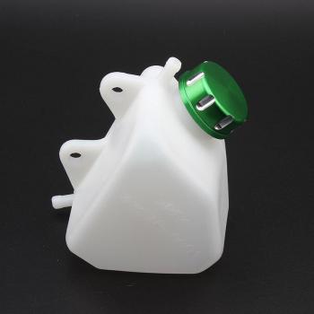 Réservoir d’eau de refroidissement moteur moto en plastique, capuchons CNC, protection contre débordement – modèle Kawasaki KLX250